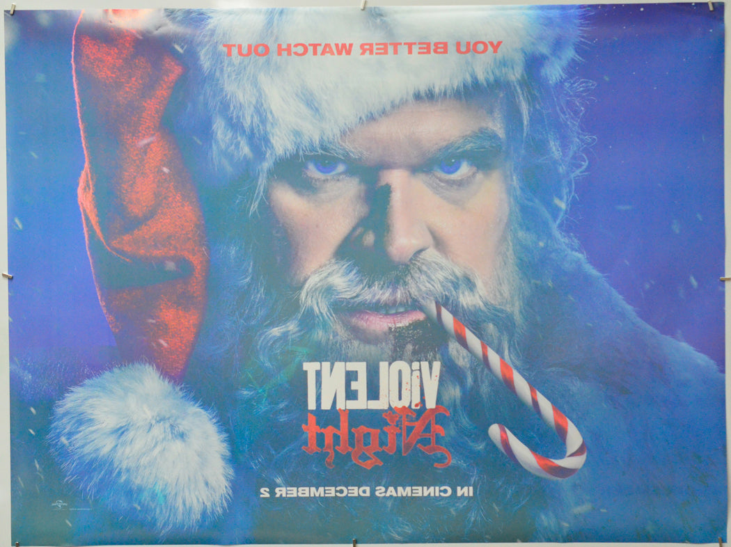 Violent Night (Back) Cinema Quad Movie Poster 