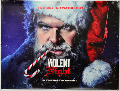 Violent Night - Original Quad Poster - Film Poster - Movie Poster
