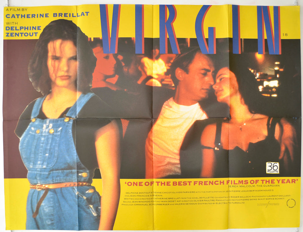 Virgin  (a.k.a. 36 fillette)  Original Quad Poster - Film Poster - Movie Poster 