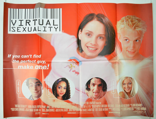 Virtual Sexuality   Original Quad Poster - Film Poster - Movie Poster 