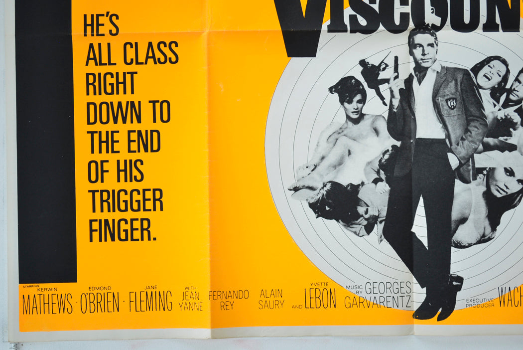 THE VISCOUNT (Bottom Left) Cinema Quad Movie Poster 