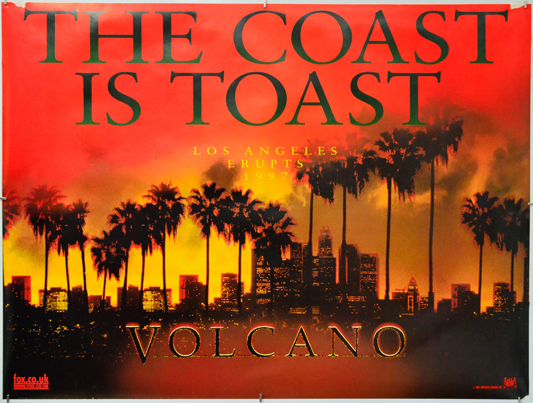 Volcano - Original Quad Poster - Film Poster - Movie Poster