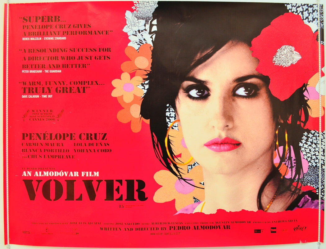 “Volver” Original Quad Poster - Film Poster - Movie Poster – pastposters