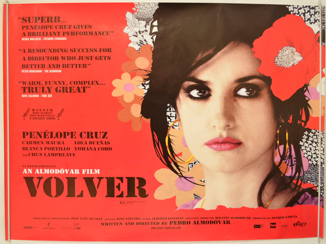 Volver  Original Quad Poster - Film Poster - Movie Poster