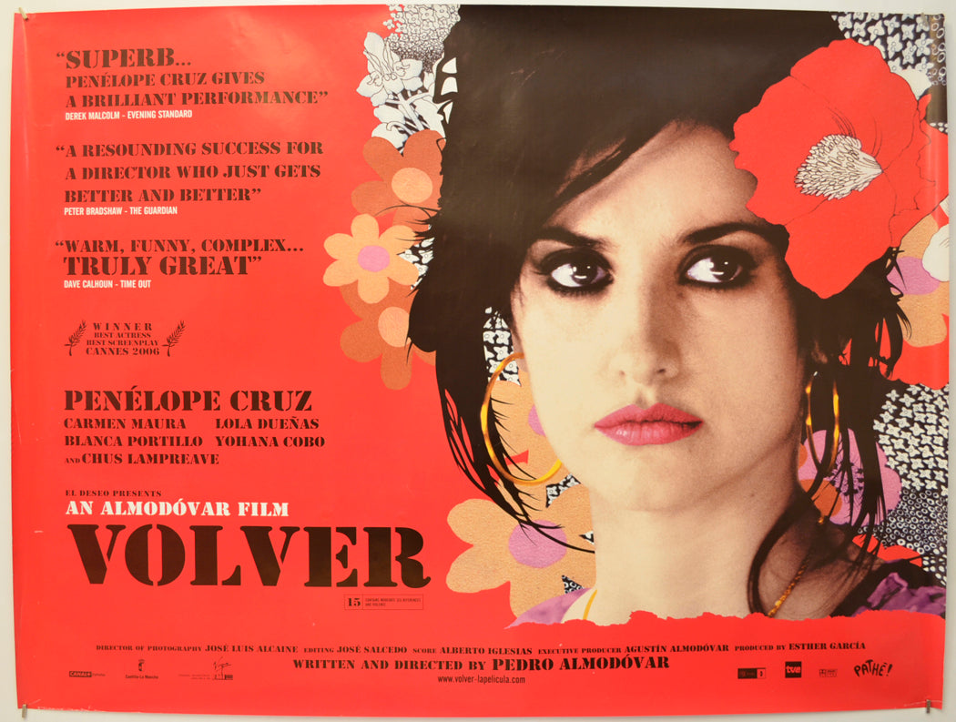 Volver Original Quad Poster - Film Poster - Movie Poster  