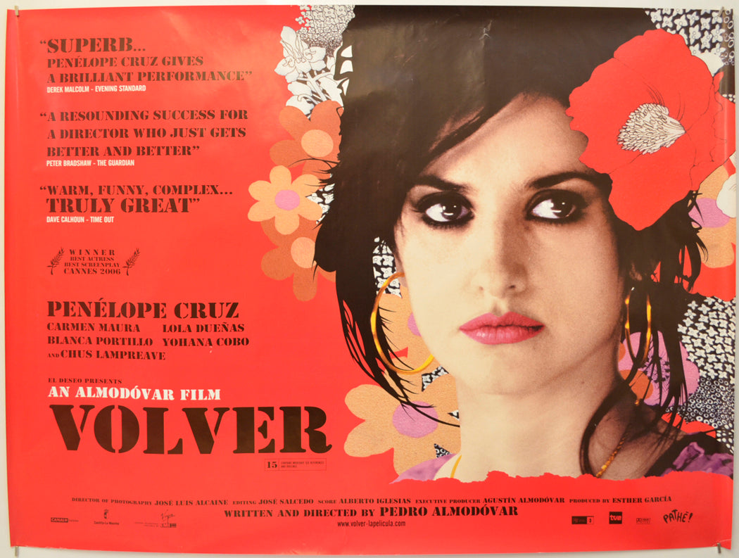 Volver Original Quad Poster - Film Poster - Movie Poster  