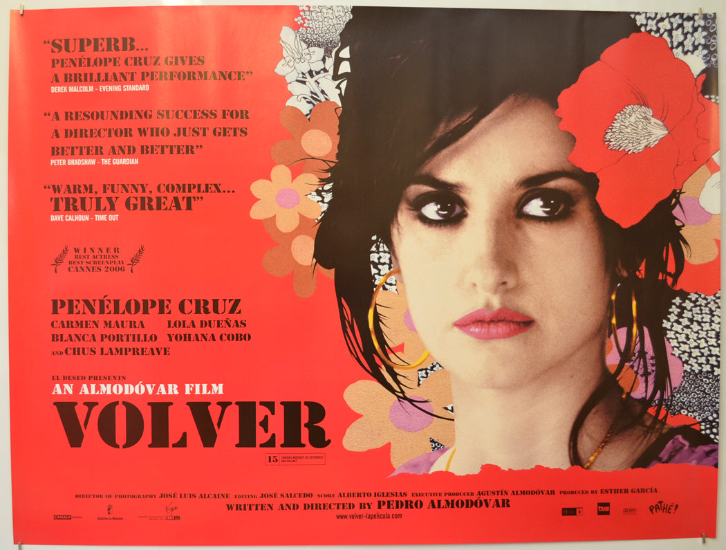 “Volver” Original Quad Poster - Film Poster - Movie Poster – pastposters