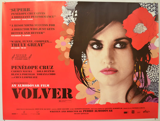 Volver Original Quad Poster - Film Poster - Movie Poster  