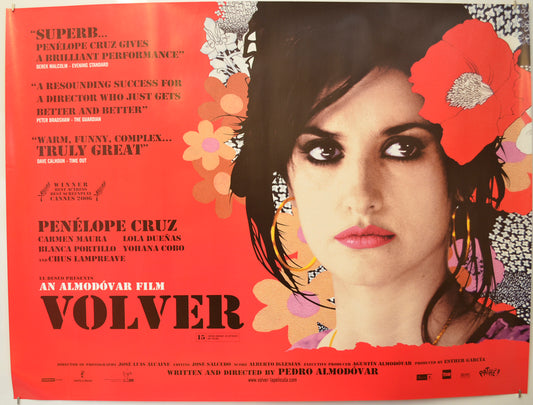 Volver Original Quad Poster - Film Poster - Movie Poster  