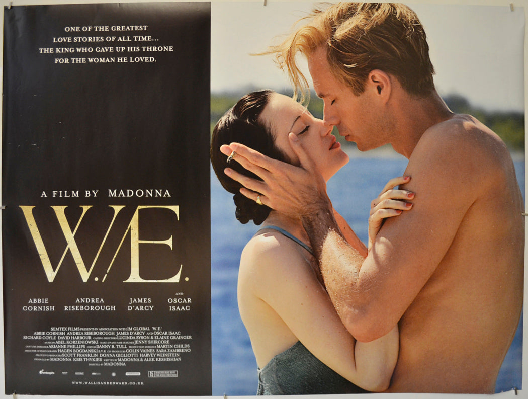 W.E.  Original Quad Poster - Film Poster - Movie Poster