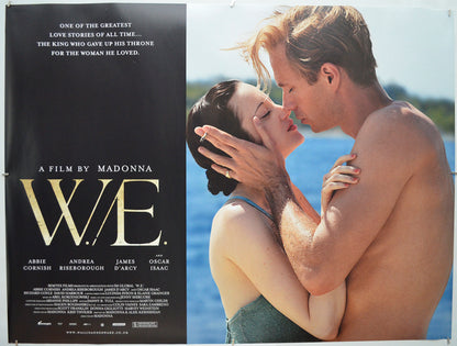 W.E. Original Quad Poster - Film Poster - Movie Poster