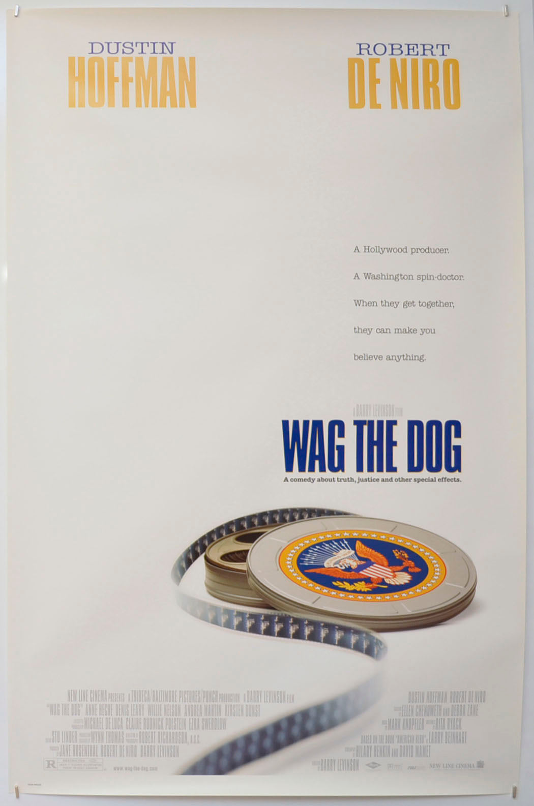 Wag The Dog Original One Sheet Poster - Film Poster - Movie Poster