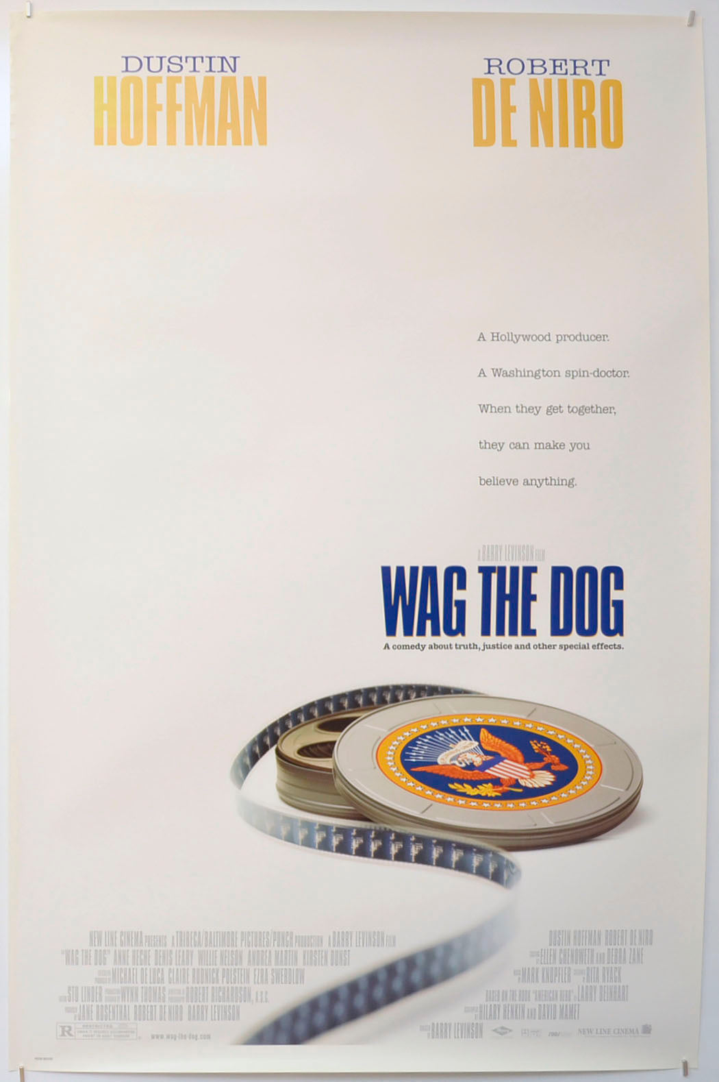 Wag The Dog Original One Sheet Poster - Film Poster - Movie Poster