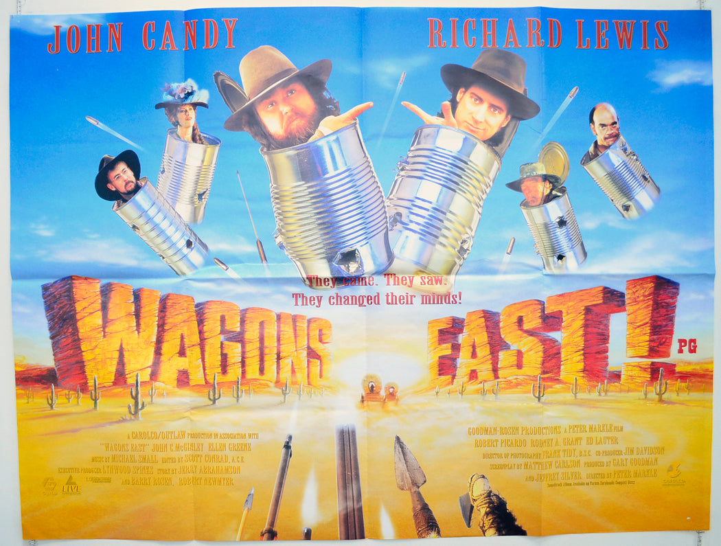 Wagons East Original Quad Poster - Film Poster - Movie Poster  