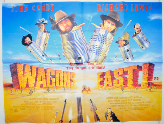 Wagons East Original Quad Poster - Film Poster - Movie Poster  