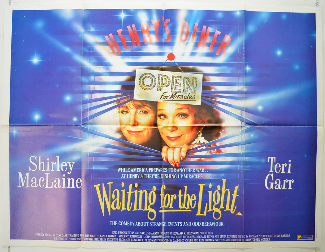 Waiting For The Light   Original Quad Poster - Film Poster - Movie Poster 