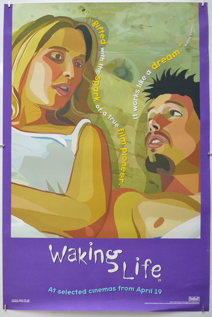 Waking Life (Purple Background Version) Original Double Crown Poster - Film Poster - Movie Poster