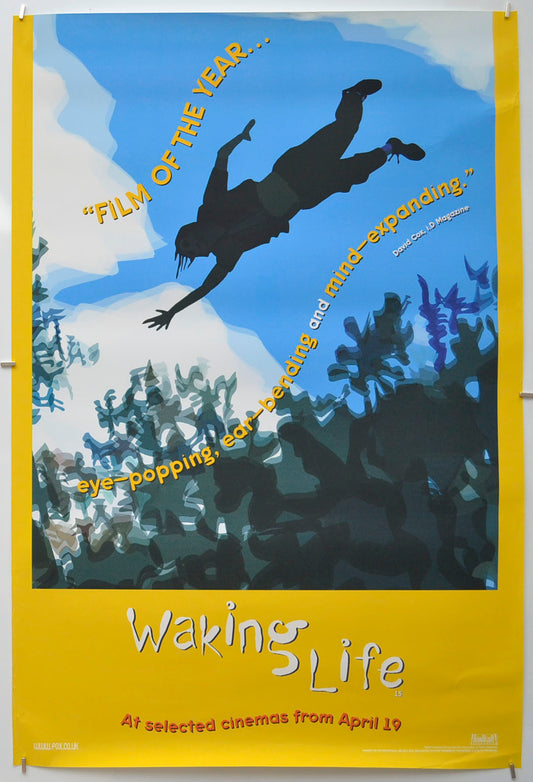 Waking Life (Yellow Background Version) Original Double Crown Poster - Film Poster - Movie Poster