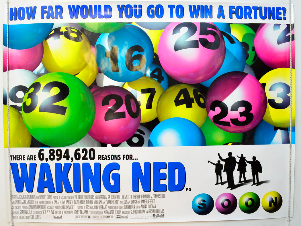 Waking Ned  Original British Quad Poster - Film Poster - Movie Poster