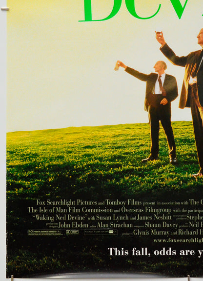 Waking Ned Devine (Bottom Left) Cinema One Sheet Movie Poster 