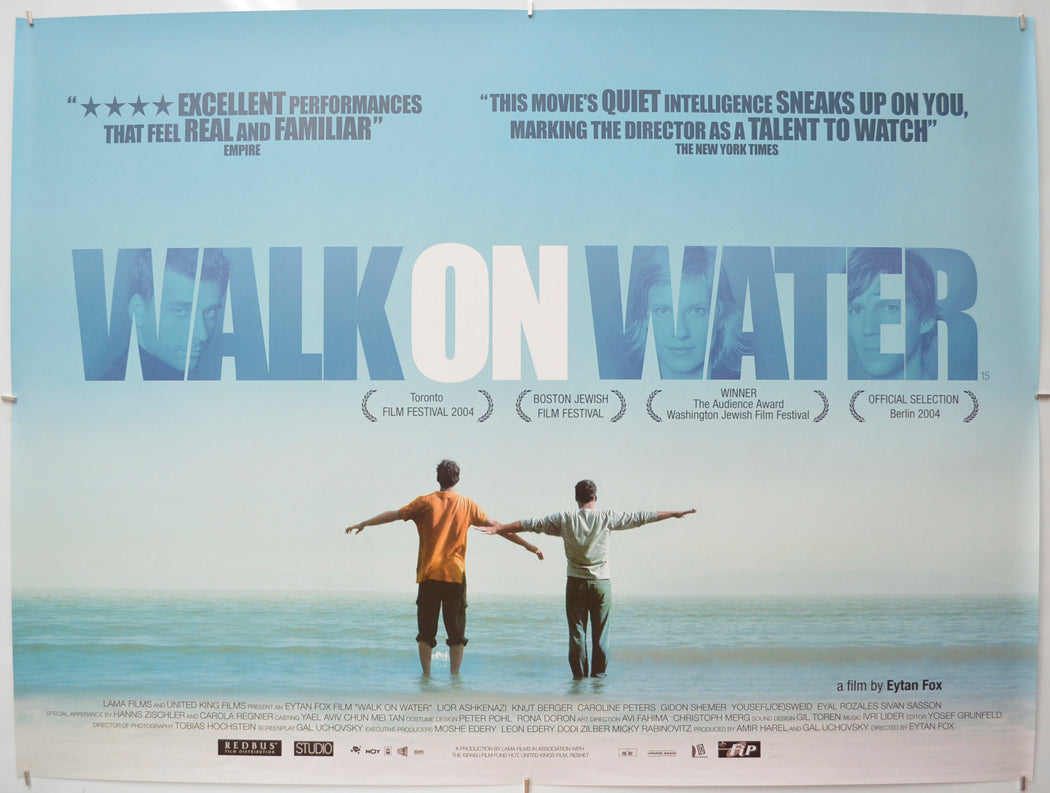 Walk On Water Original Quad Poster - Film Poster - Movie Poster