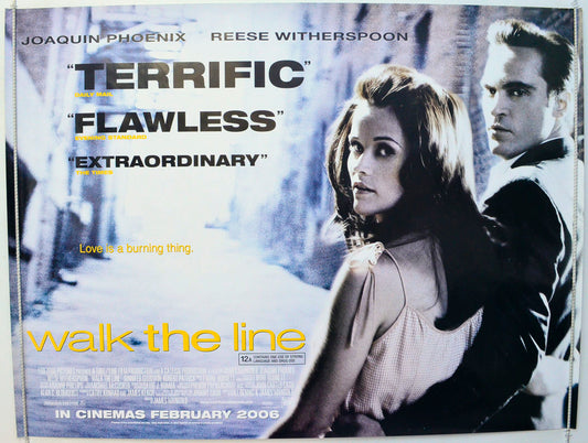 Walk The Line Original British Quad Poster - Film Poster - Movie Poster 