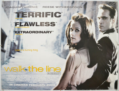 Walk The Line Original Quad Poster - Film Poster - Movie Poster