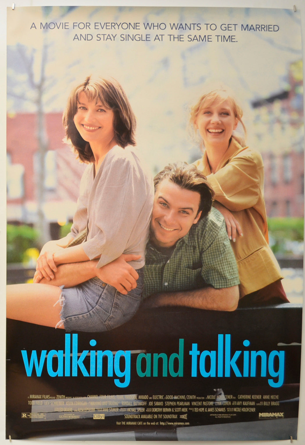 Walking And Talking Original One Sheet Poster - Film Poster - Movie Poster