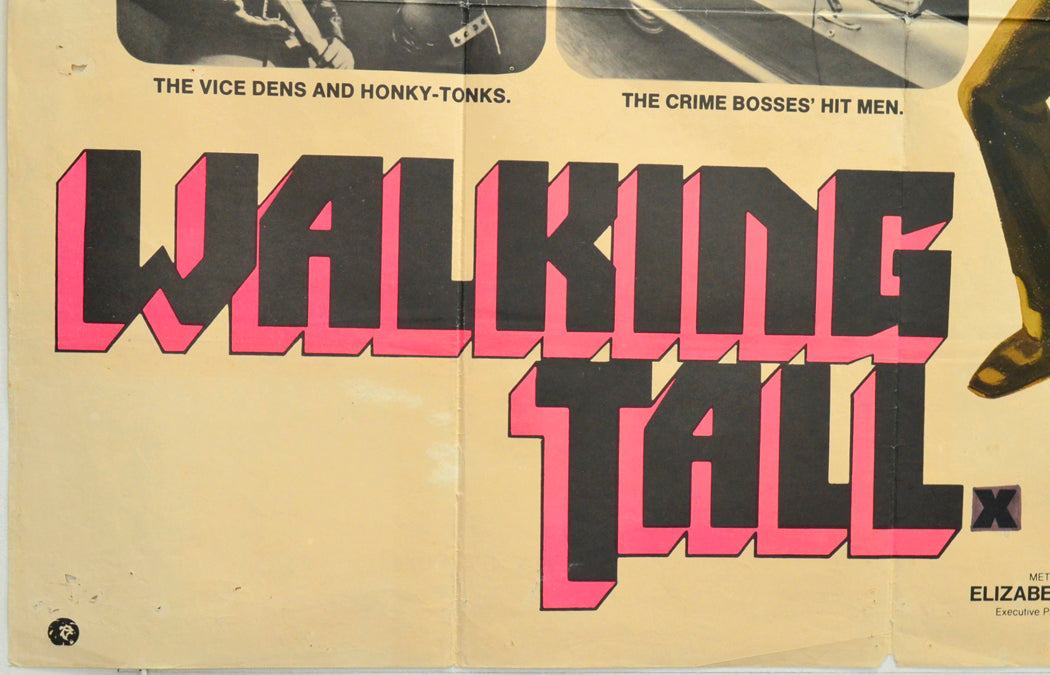 WALKING TALL (Bottom Left) Cinema Quad Movie Poster 