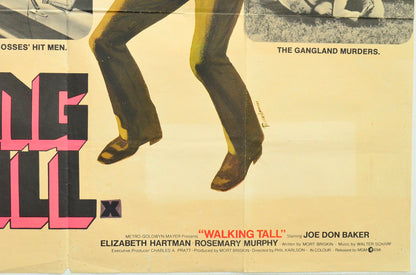 WALKING TALL (Bottom Right) Cinema Quad Movie Poster 