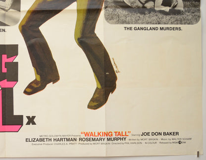 WALKING TALL (Bottom Right) Cinema Quad Movie Poster 