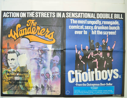 The Wanderers / The Choirboys  Original British Quad Poster - Film Poster - Movie Poster 