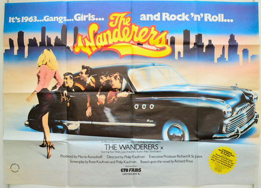 The Wanderers Original British Quad Poster - Film Poster - Movie Poster 