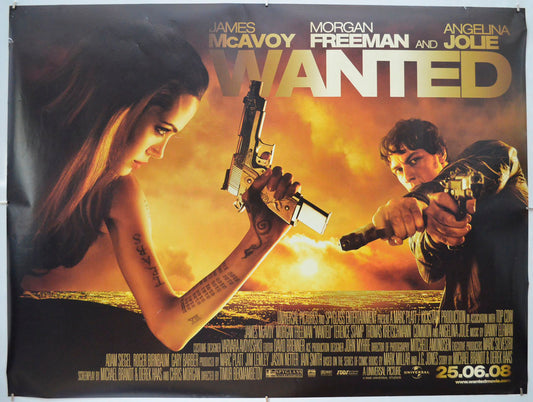 Wanted Original Quad Poster - Film Poster - Movie Poster