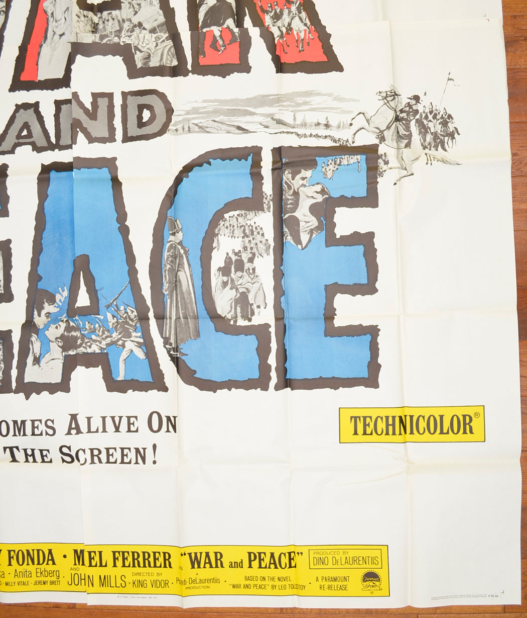 WAR AND PEACE – 6 Sheet Poster – BOTTOM Right