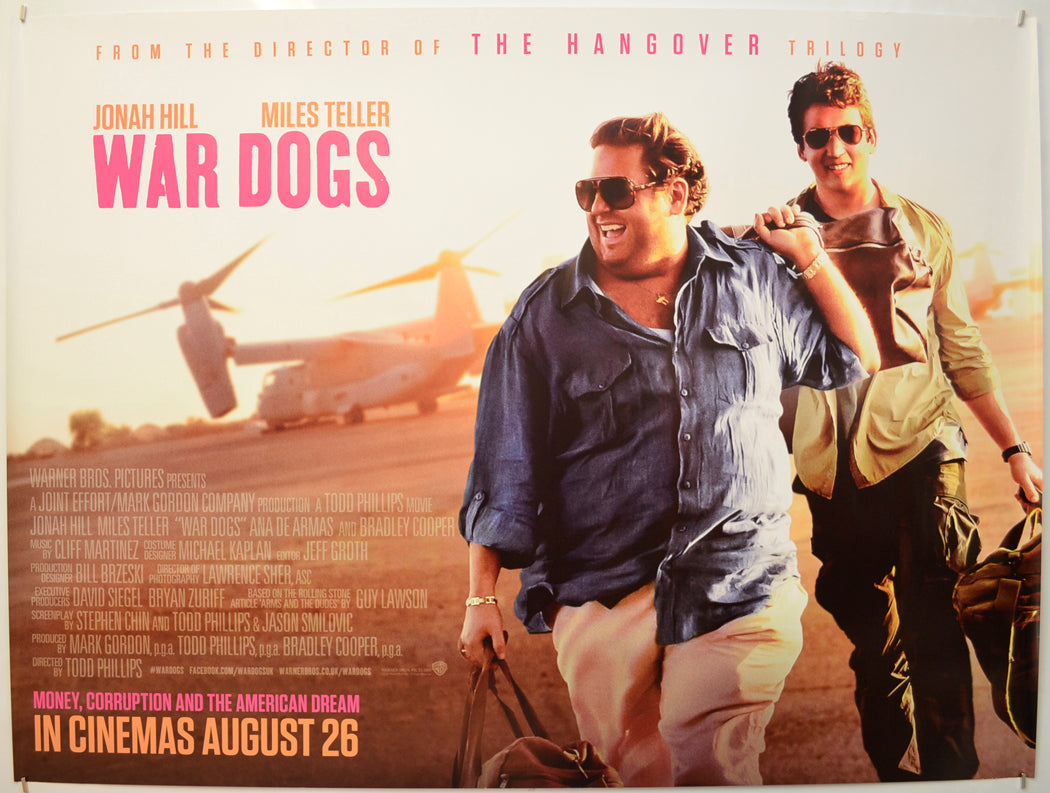 War Dogs Original Quad Poster - Film Poster - Movie Poster