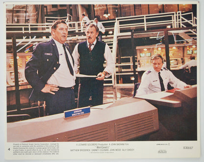 WAR GAMES (Card 4) Cinema Set of Colour FOH Stills / Lobby Cards 