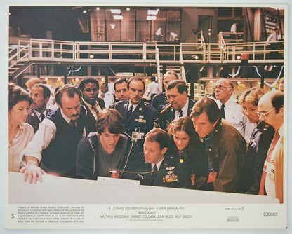 WAR GAMES (Card 5) Cinema Set of Colour FOH Stills / Lobby Cards 