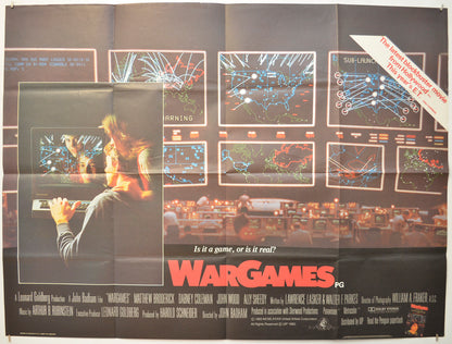 War Games Original Quad Poster - Film Poster - Movie Poster