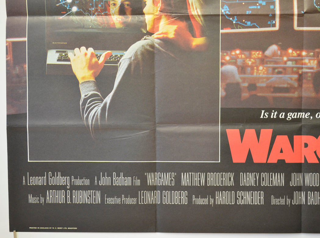 WAR GAMES (Bottom Left) Cinema Quad Movie Poster 