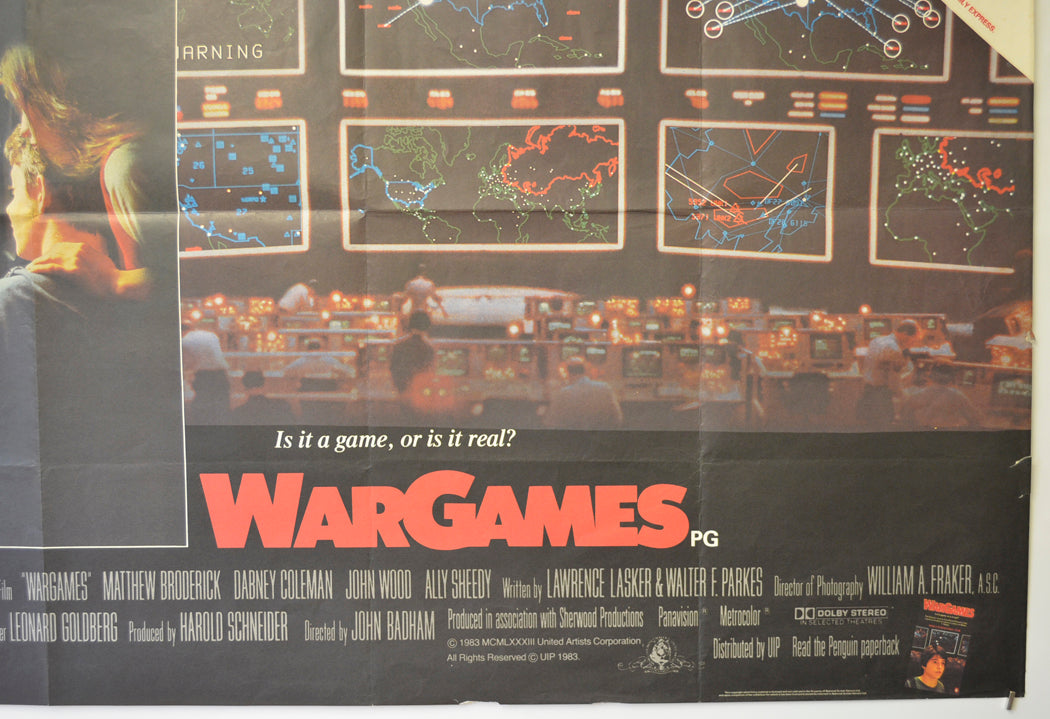 WAR GAMES (Bottom Right) Cinema Quad Movie Poster 