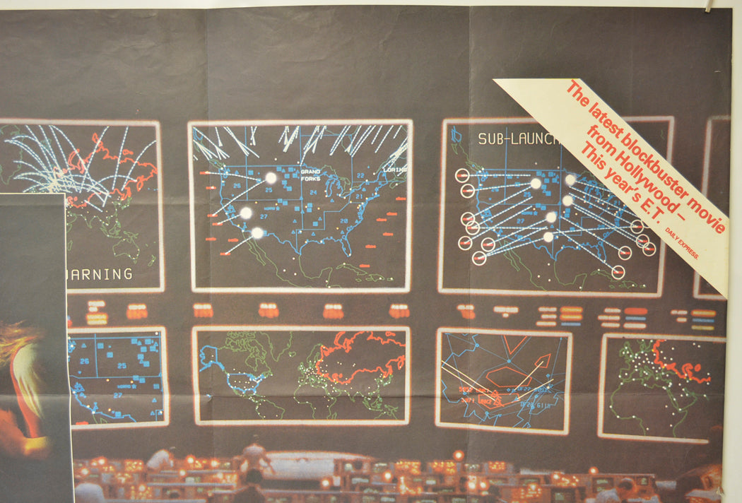 WAR GAMES (Top Right) Cinema Quad Movie Poster 