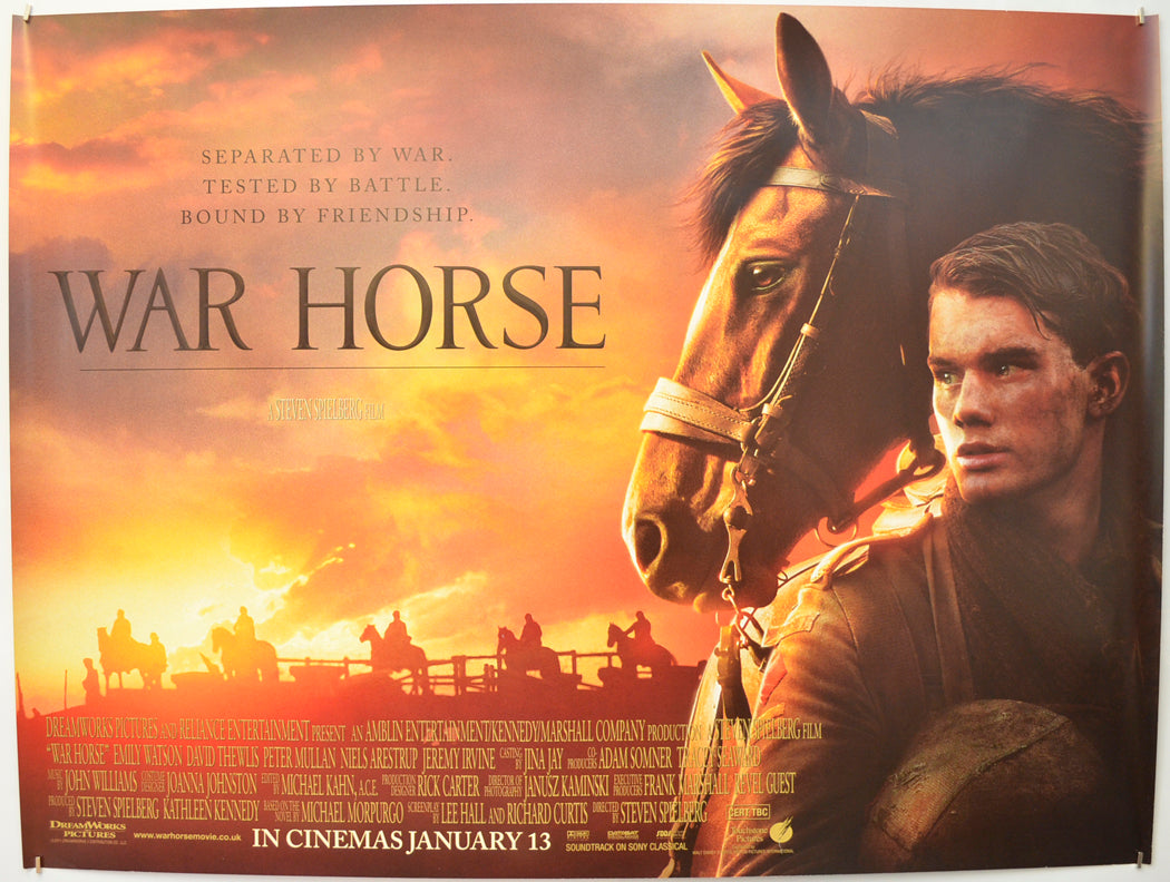 War Horse  Original Quad Poster - Film Poster - Movie Poster