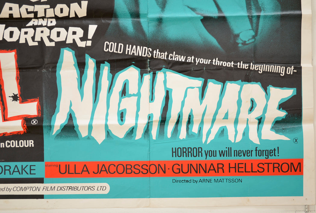 WARKILL / NIGHTMARE (Bottom Right) Cinema Quad Movie Poster 