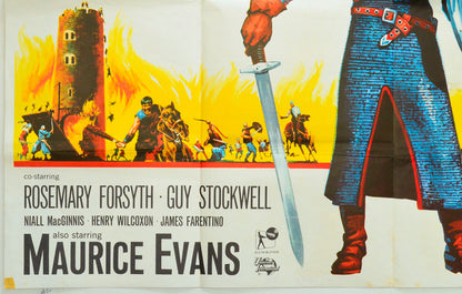 THE WAR LORD (Bottom Left) Cinema Quad Movie Poster 