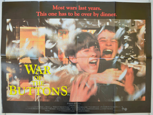 War Of The Buttons   Original Quad Poster - Film Poster - Movie Poster 