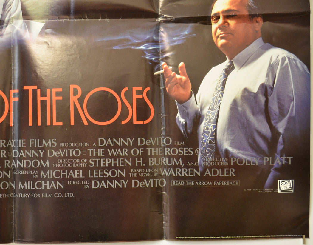 THE WAR OF THE ROSES (Bottom Right) Cinema Quad Movie Poster 