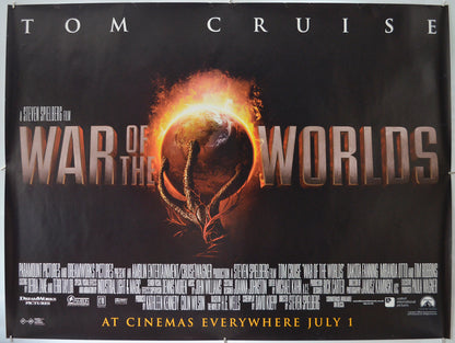 War Of The Worlds Original Quad Poster - Film Poster - Movie Poster  