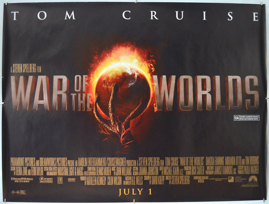 War Of The Worlds - Original Quad Poster - Film Poster - Movie Poster