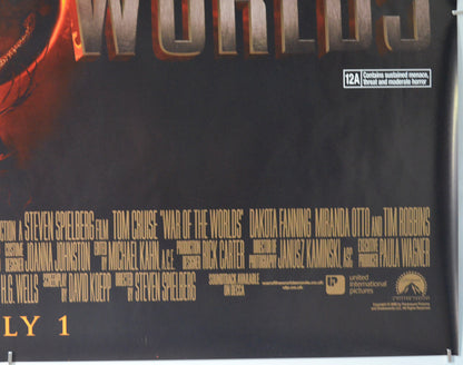 WAR OF THE WORLDS (Bottom Right) Cinema Quad Movie Poster 